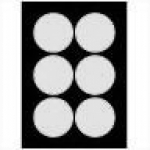Selbstklebeetiketten SUPRA6R1/P (rund  80 mm)